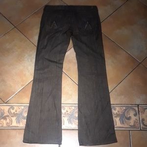 7 FOR ALL MANKIND SZ 30X34.5 RHINESTONE POCKET